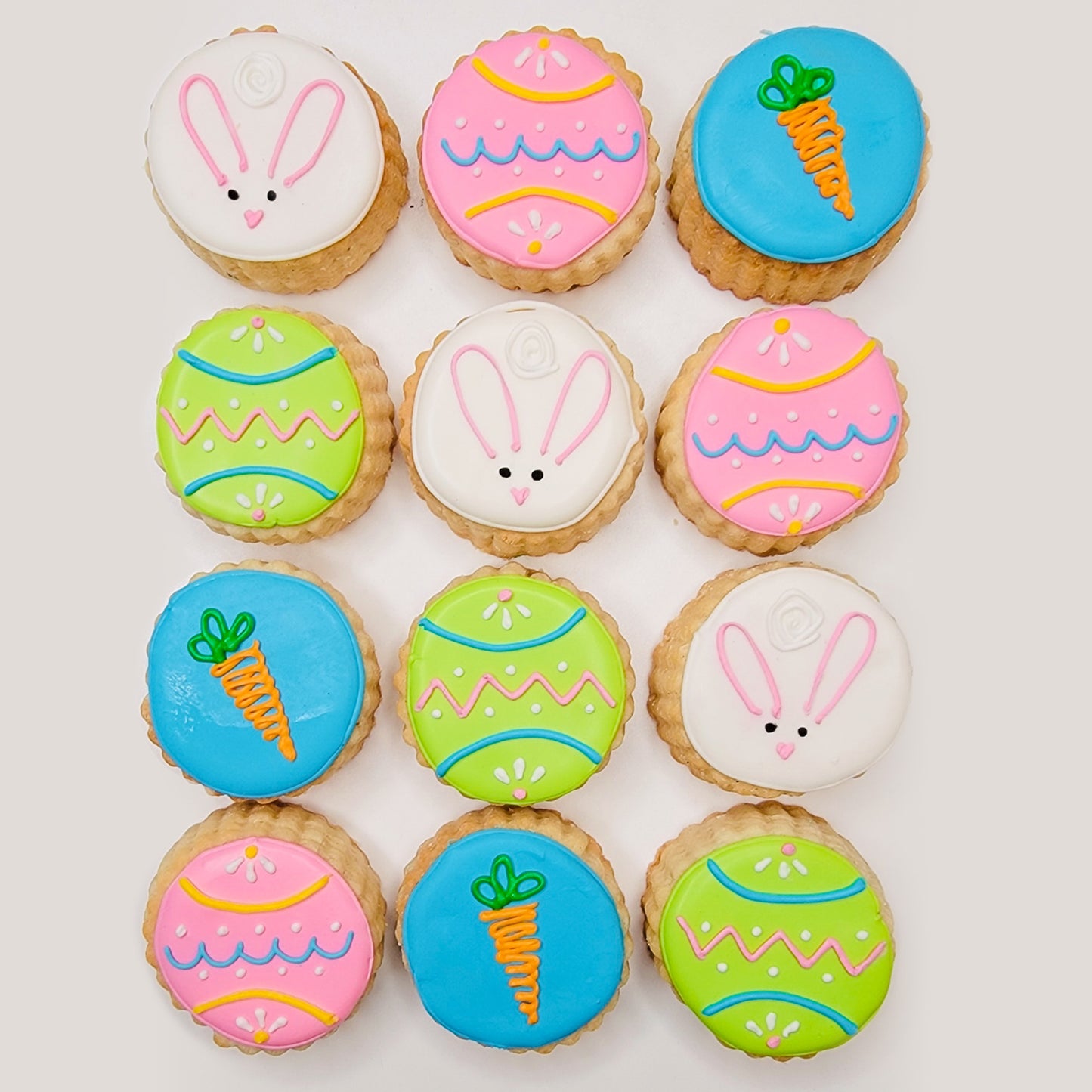 Bunny | Carrot | Egg Shortbread Cookie Gift Box