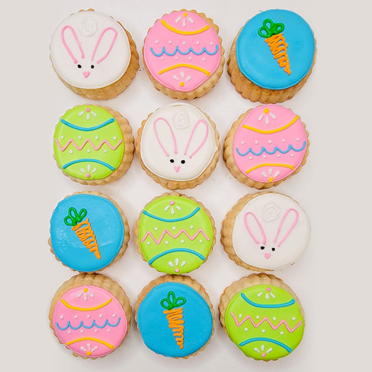 Bunny | Carrot | Egg Shortbread Cookie Gift Box