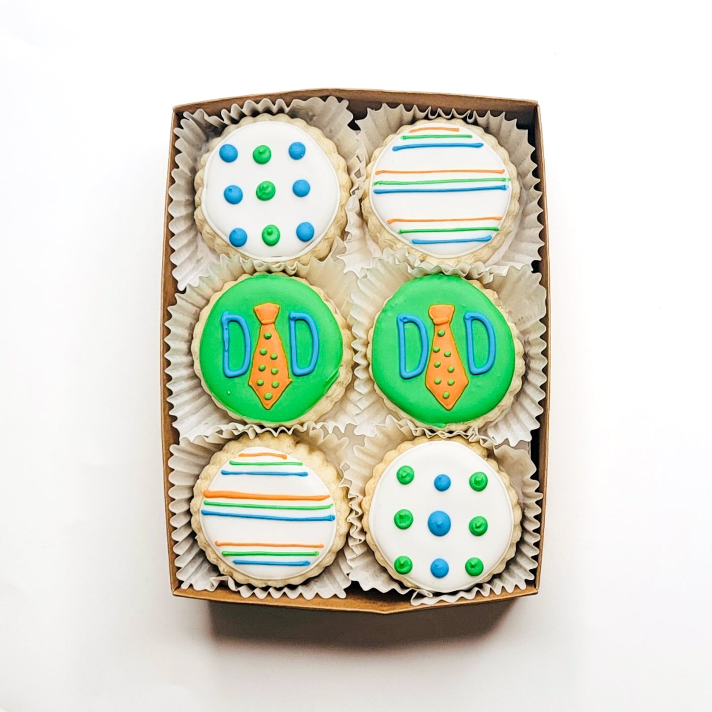 "Dad's Day" Shortbread Cookies Gift Box (6 or 12 piece)