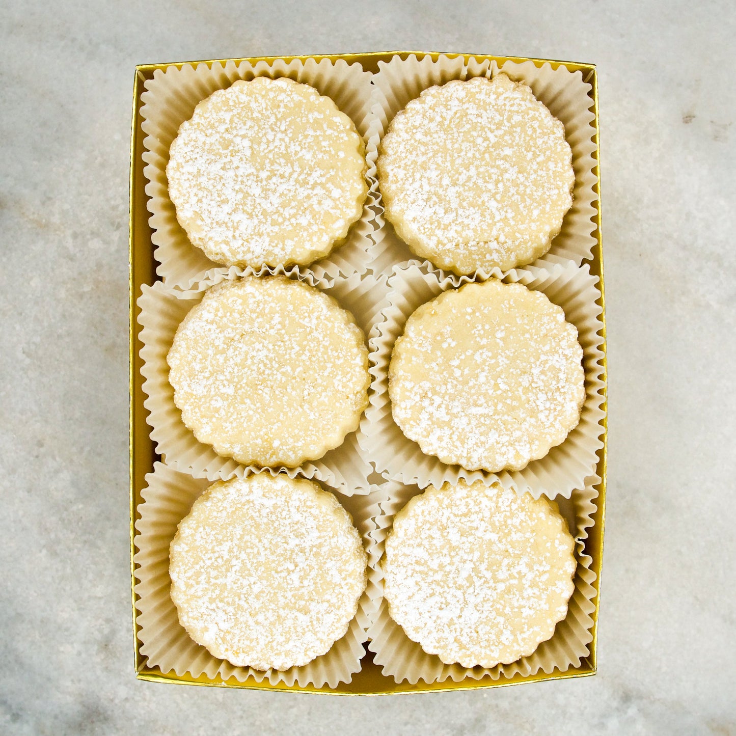 12-Piece Thin Lemon Shortbread Gift Box - Subscription