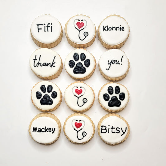 Personalized "Vet Thank You" Shortbread Gift Box