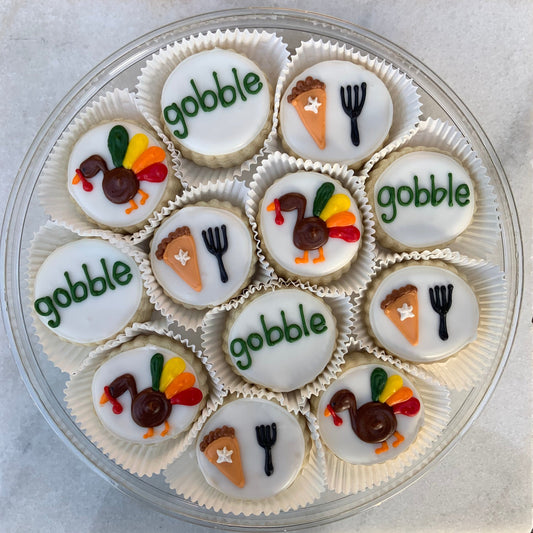 Le Gourmet Gobble Shortbread Cookie Tin