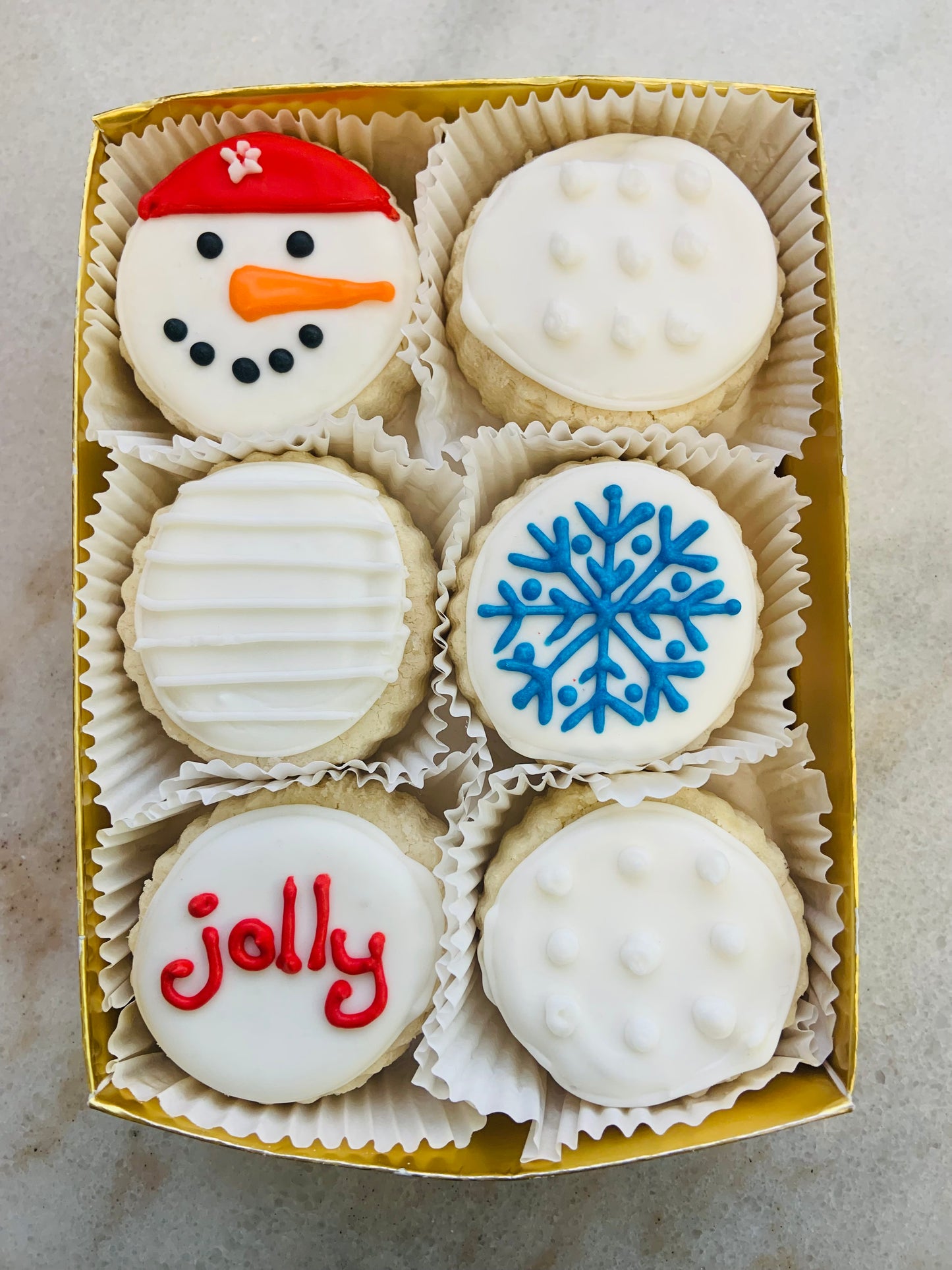 "Jolly Snowman" Shortbread Gift Box