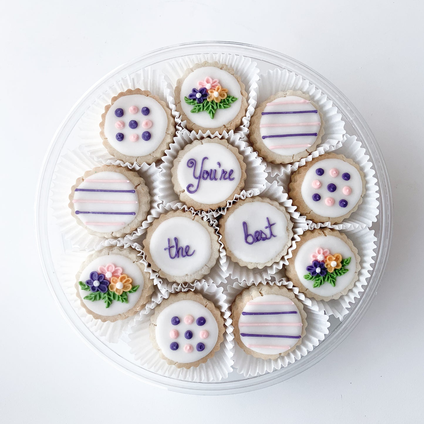 "You're the Best" Bouquet Shortbread Cookie Gift Box