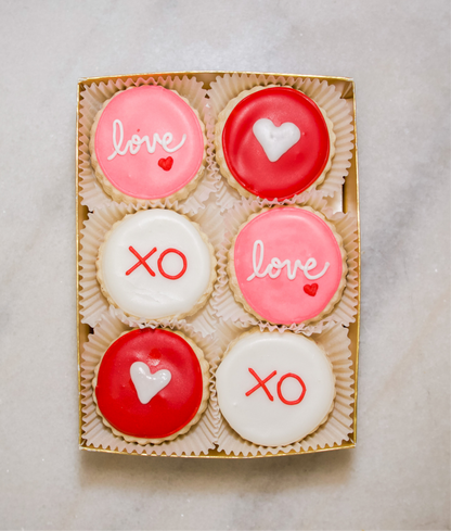 "Love XO Heart" Shortbread Gift Box