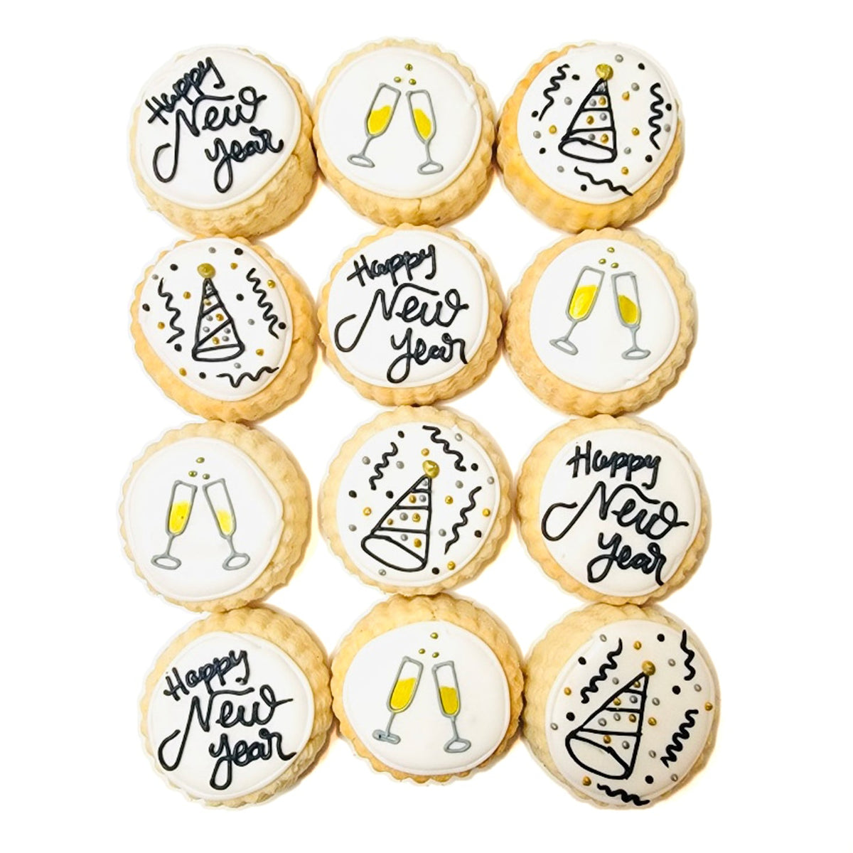 Le Gourmet Baking - Dallas TX - "Happy   New Year" Cookies