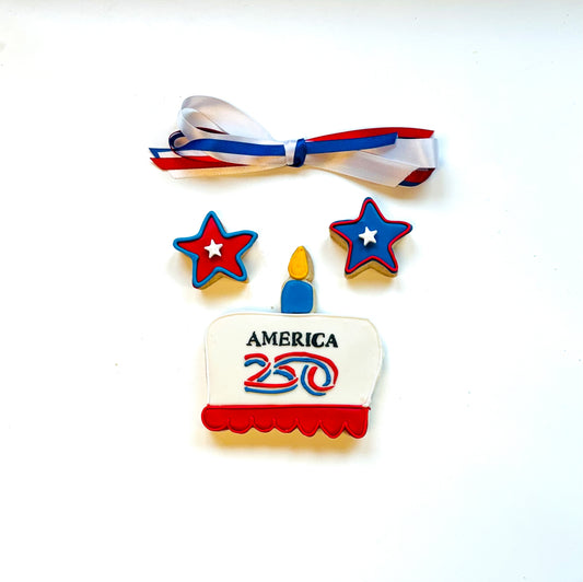 Le Gourmet Baking - America's 250th 3-Piece Shortbreads