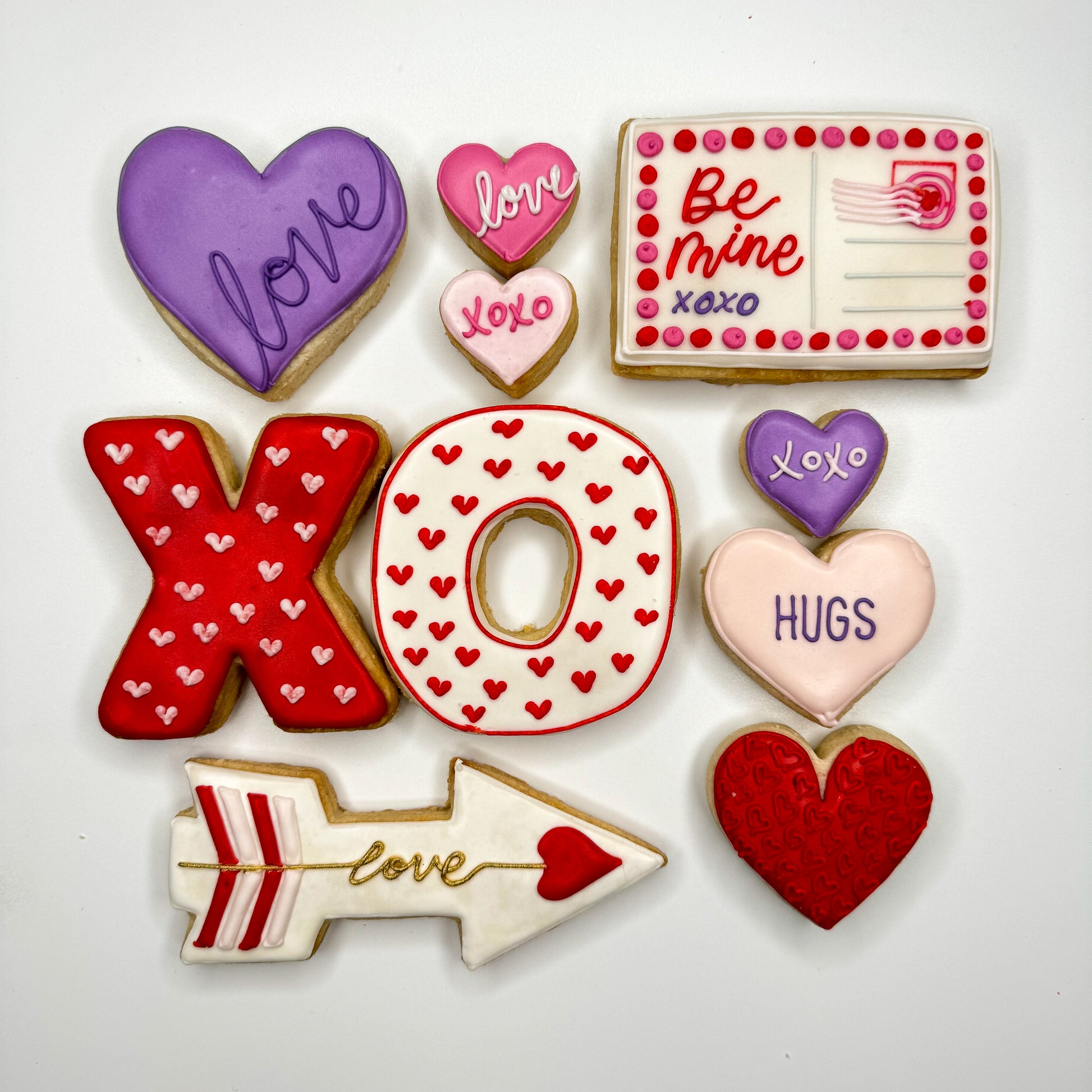 Le Gourmet Baking "Deluxe Box of Love" Shortbread Cookies Gift Tin