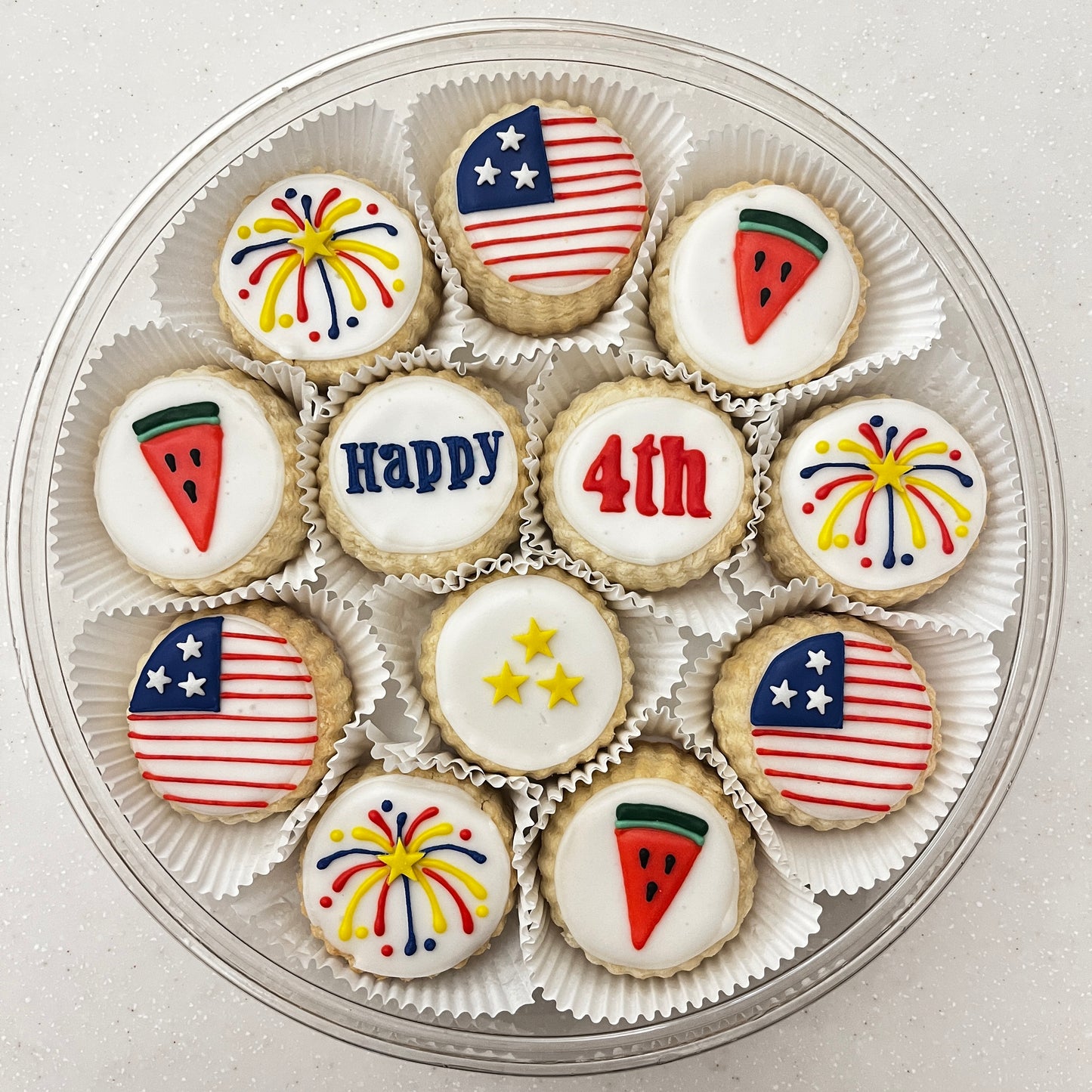 "Fourth of July" Shortbread Gift Tins