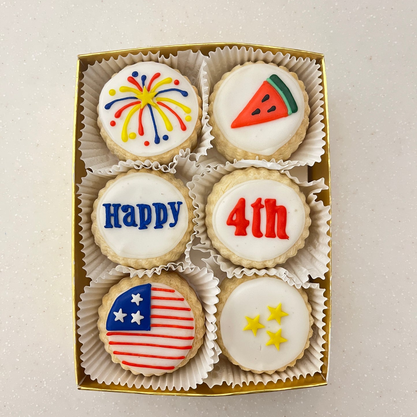 "Fourth of July" Shortbread Gift Tins