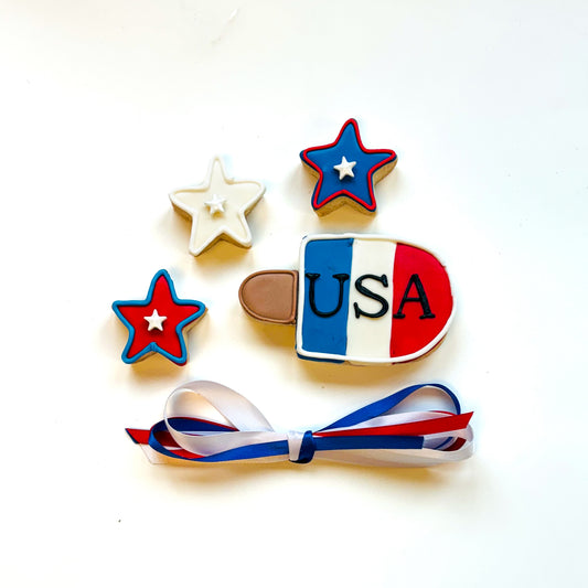 Le Gourmet Baking - USA Popsicle 4-piece Shortbreads