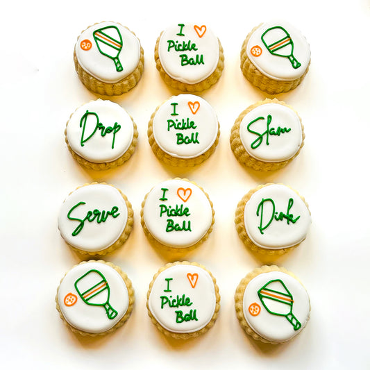NEW - Pickleball Shortbread Cookie Gift Box