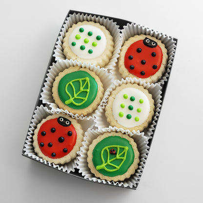 "Ladybug-Leaf" Shortbread Gift Tins