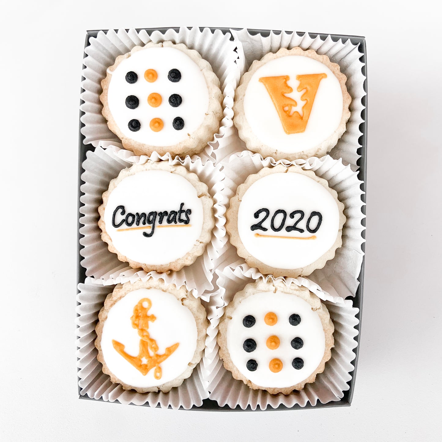 "Congrats" Gourmet Decorated Shortbread Gift Tins