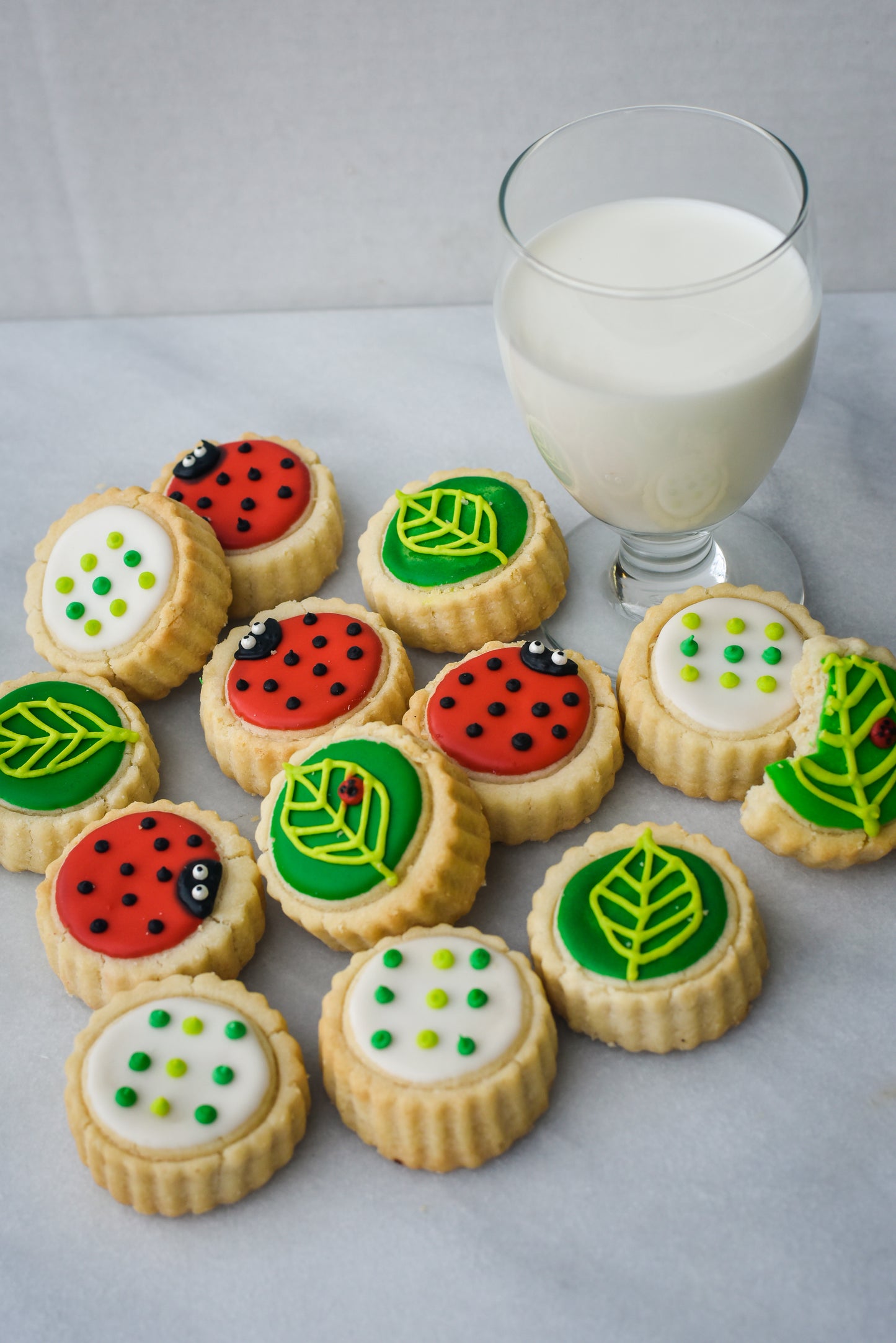 Ladybug-Leaf Gift Tin - Gourmet Cookies, Custom Shortbreads & Holiday Gifts | Dallas, TX